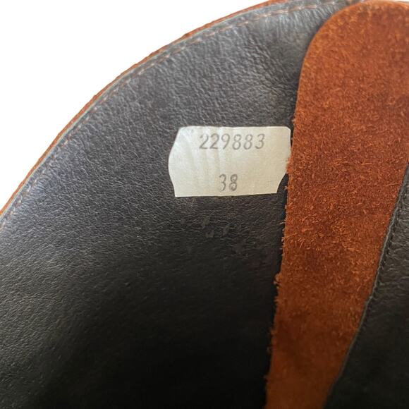 NAOT Shamal Women's Size 38/7.5-8 Brown Leather Tall Riding Side Zip Boots NEW - Picture 13 of 13